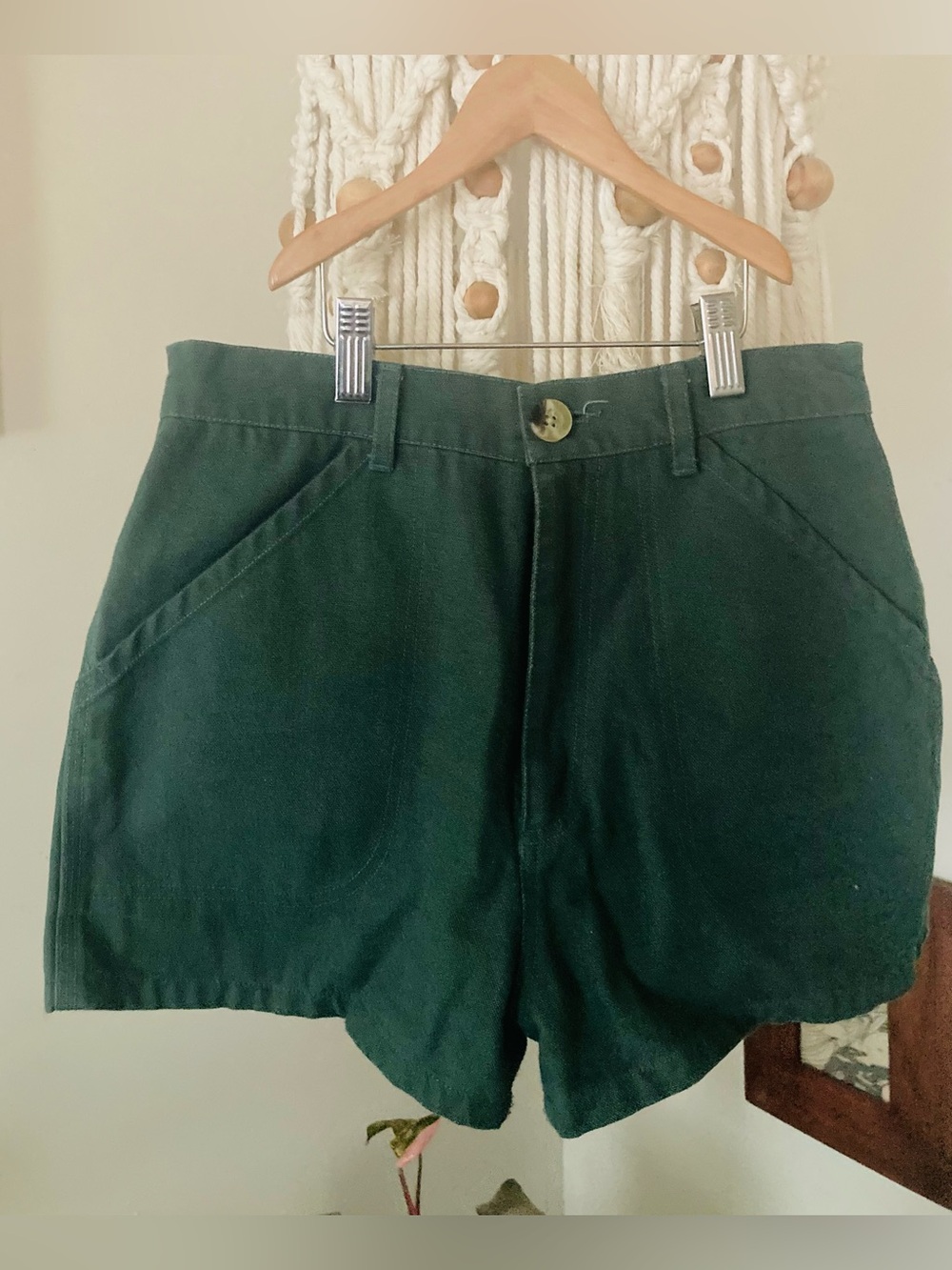 MOLLUSK California women’s painter shorts sequoia green size medium